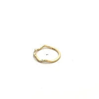 10K Yellow Gold 0.15cttw Diamond Ring - /