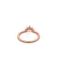 14K White, Yellow or Rose Gold 0.16cttw Diamond Ring - Earth Grown Diamonds /