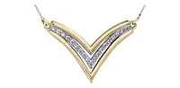 10K Yellow Gold cttw Diamond Necklace