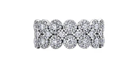 10K White Gold 1.14 cttw Diamond Ring