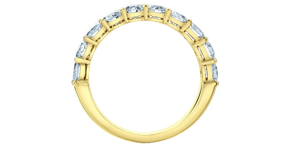 14K Yellow Gold 1.50cttw Lab Grown Diamond Band