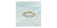 14K Yellow Gold 0.75cttw Lab Grown Diamond Band