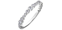 10K White Gold 0.255cttw Diamond Ring