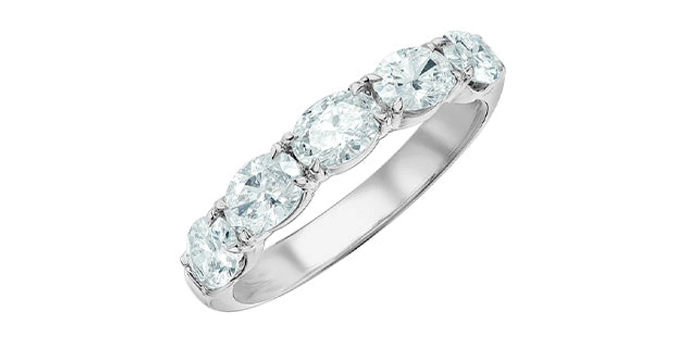 14K White Gold 1.50cttw Lab Grown Diamond Band