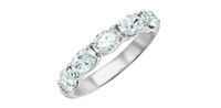 14K White Gold 1.50cttw Lab Grown Diamond Band