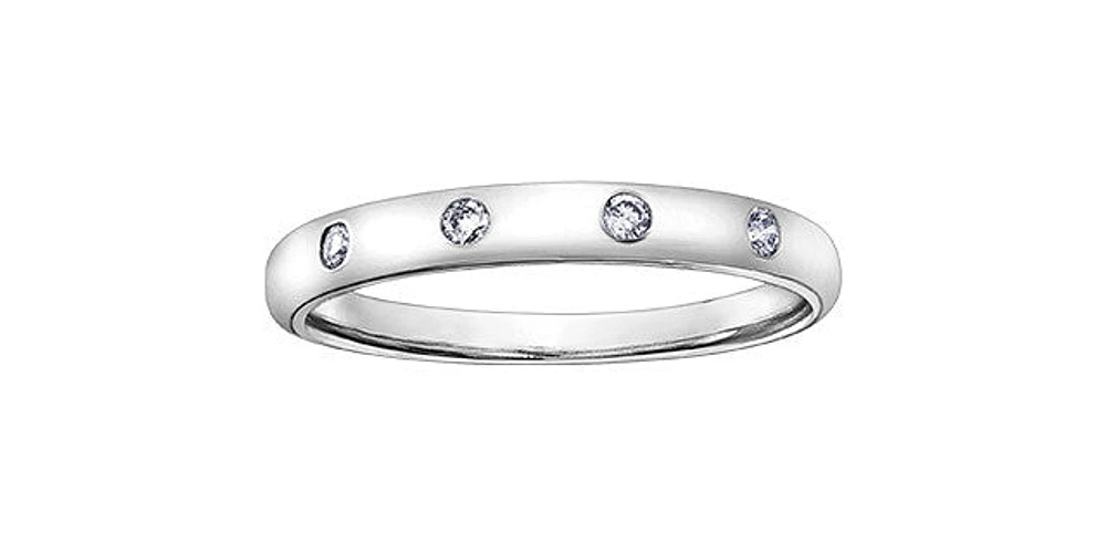 10K Gold Diamond Ring - /