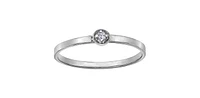10K Yellow Gold 0.02cttw Diamond Ring - /