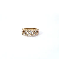 14K Yellow Gold 0.80 cttw Diamond Ring