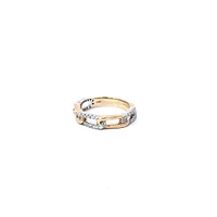 14K Yellow and White Gold 0.21 cttw Diamond Ring