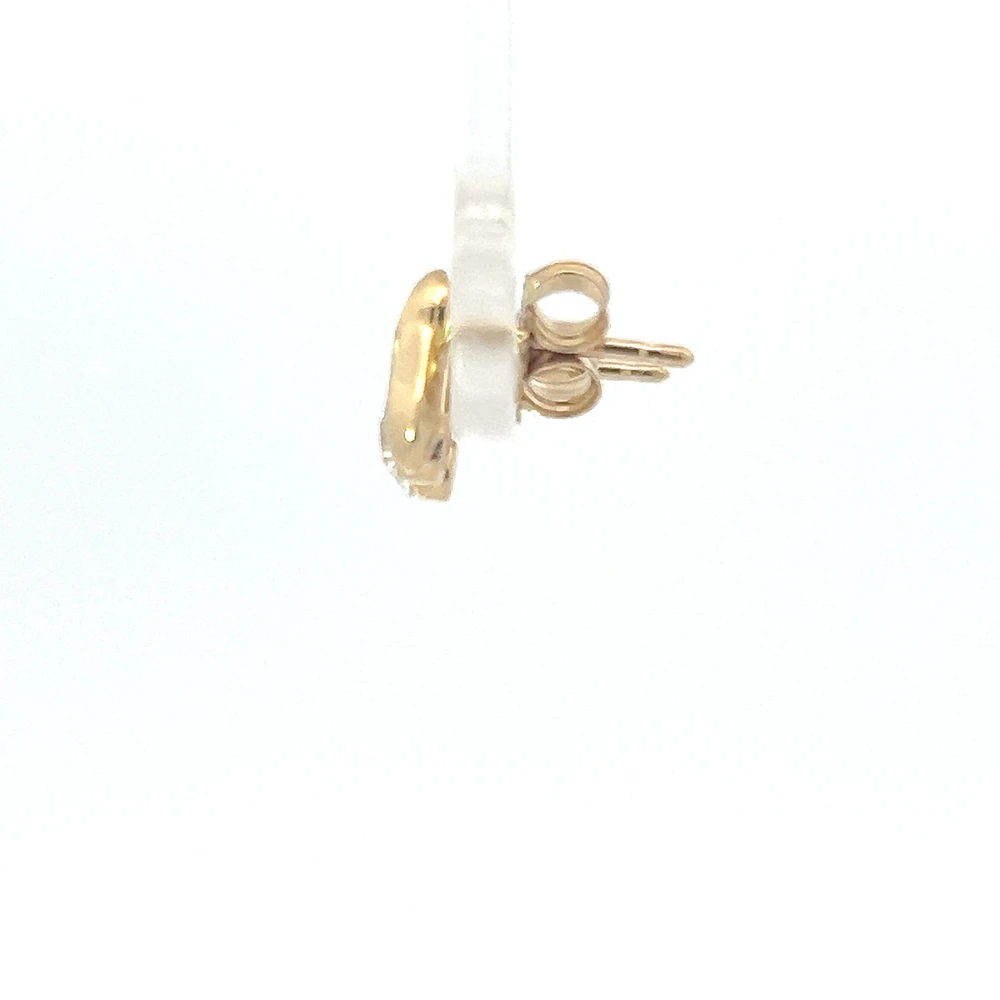 14K Yellow Gold 0.25cttw Canadian Diamond Earrings