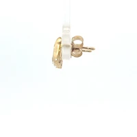 14K Yellow Gold 0.25cttw Canadian Diamond Earrings