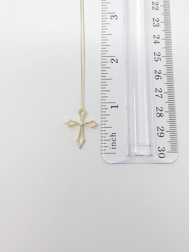 Diamond Cross Pendant