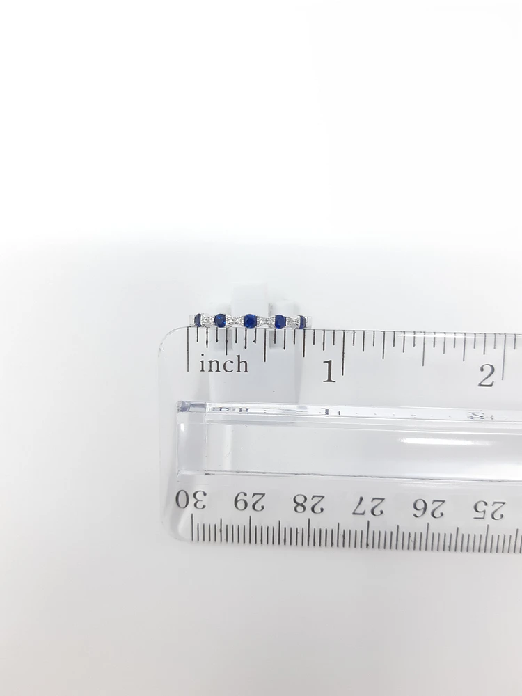 Sapphire and Diamond Ring