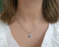 Sapphire and Diamond Pendant