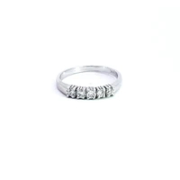 14K White Gold 0.33cttw Diamond Ring, size 6.5