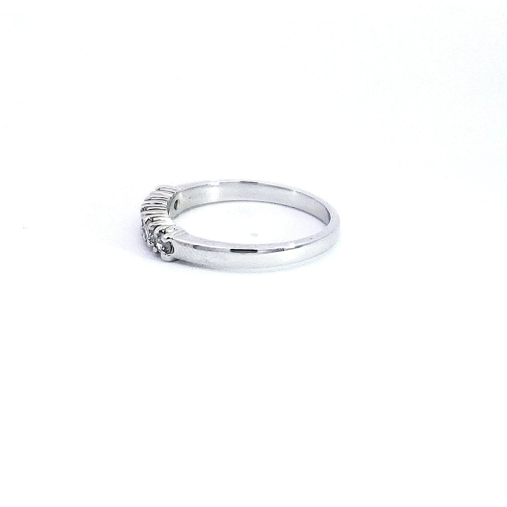 14K White Gold 0.33cttw Diamond Ring, size 6.5