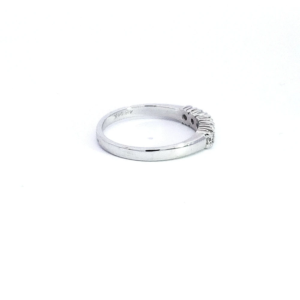 14K White Gold 0.33cttw Diamond Ring, size 6.5