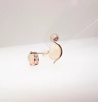 Opal & Diamond Earrings