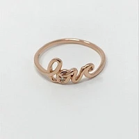 Diamond Love Ring