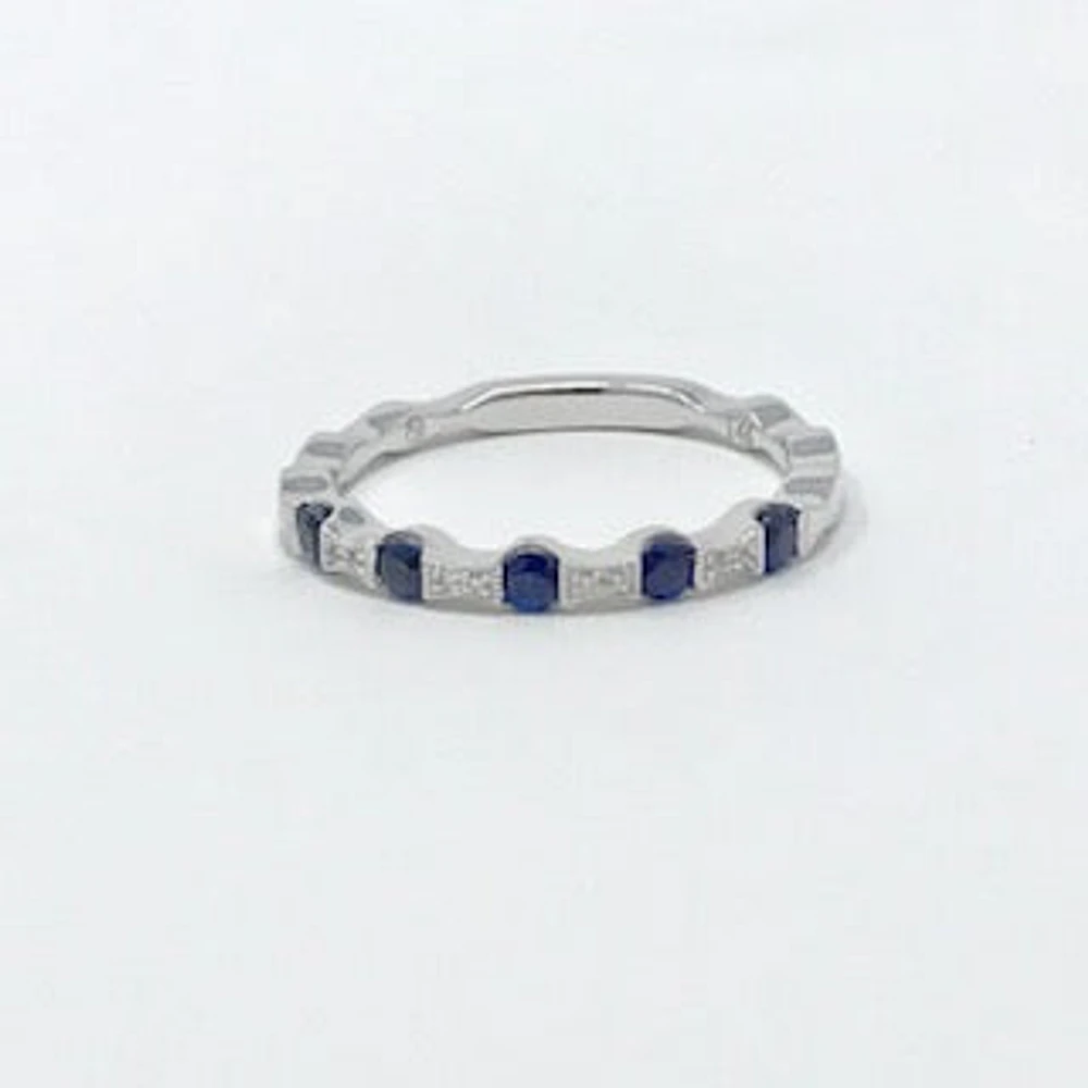 Sapphire and Diamond Ring