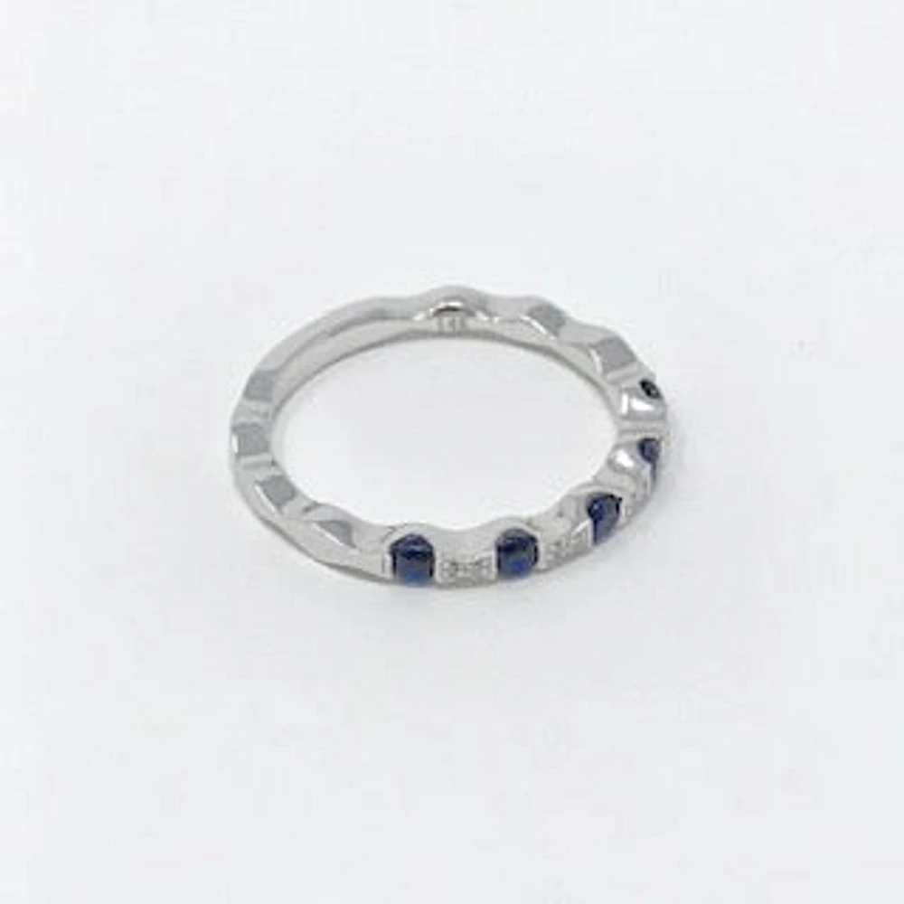 Sapphire and Diamond Ring