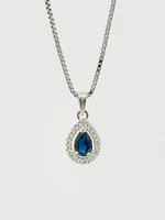 Sapphire and Diamond Pendant