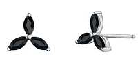 Black Sapphire Earrings