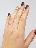 10K Gold 0.10cttw Diamond Ring / Band