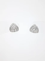 14K White Gold 0.37cttw Diamond Earrings