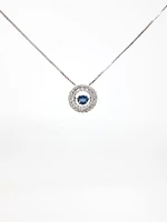 Diamond Pendant (Blue dia)