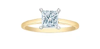 14K White gold 1.01Cttw Lab Grown Princess Cut Diamond Engagement / Anniversary Ring  - 7