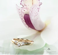 14K Yellow Gold 0.08cttw Canadian Diamond Ring, 6.5