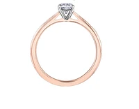 14K Rose Gold 0.40cttw Canadian Diamond Engagement Ring - /