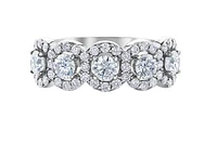 14K White, Yellow, or Rose Gold 1.50cttw Canadian Diamond Band