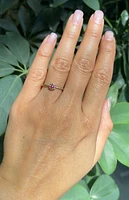 10K Yellow Gold Garnet Ring, size 6.5