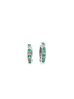 Emerald and Diamond Earrings