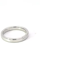 14K White Gold 0.16cttw Diamond Ring - size 6.5