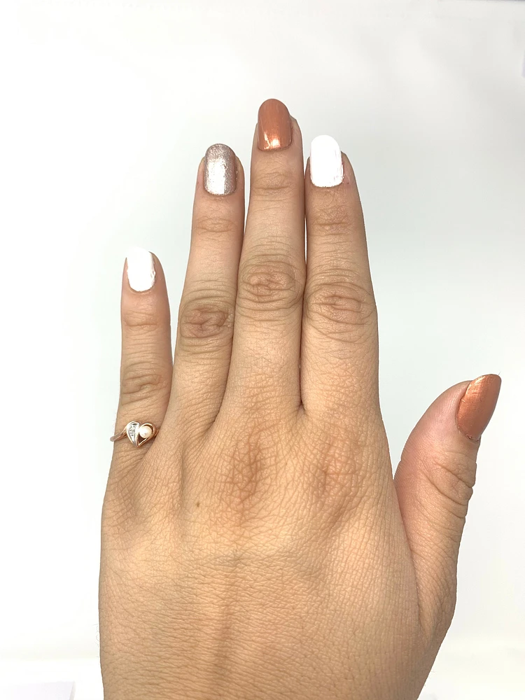 Pearl & Diamond Ring