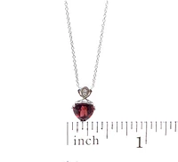 Garnet & Diamond Pendant