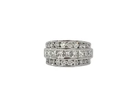 14K White Gold 2.20cttw Diamond Ring - Size 6.5