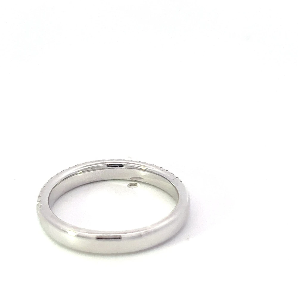 14K White Gold 0.16cttw Diamond Ring - size 6.5