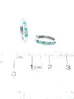 Emerald and Diamond Earrings