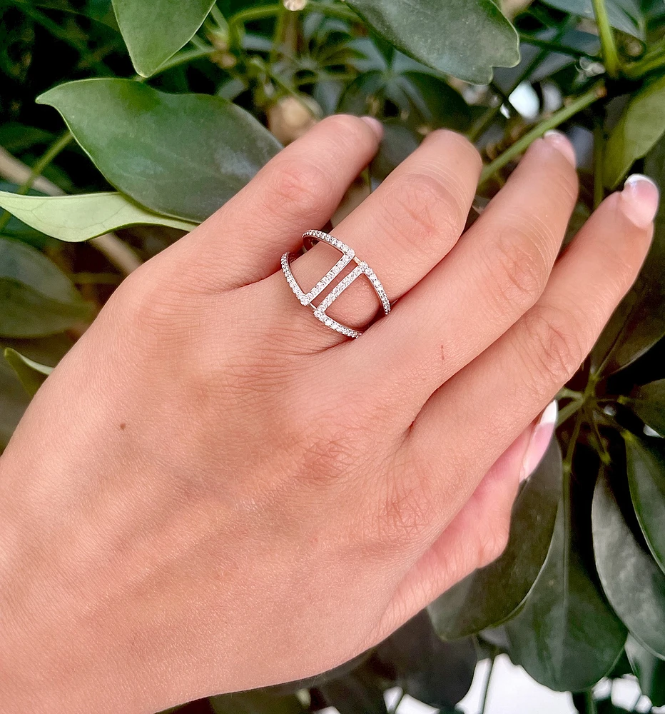 10K Rose Gold 0.40cttw Diamond Ring - /