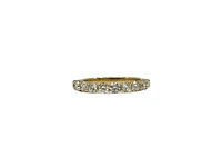 14K Yellow Gold 1.00cttw Lab Grown Diamond Band