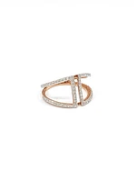 10K Rose Gold 0.40cttw Diamond Ring - /