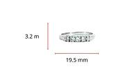 14K White Gold 0.33cttw Diamond Ring, size 6.5