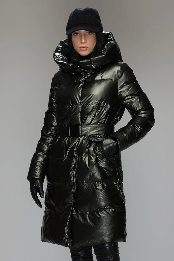 TAY Belted Puffer Coat