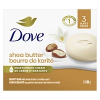 Dove Pampering Beauty Bar for healthy-looking skin Shea Butter and Warm Vanilla 106 g 3 count