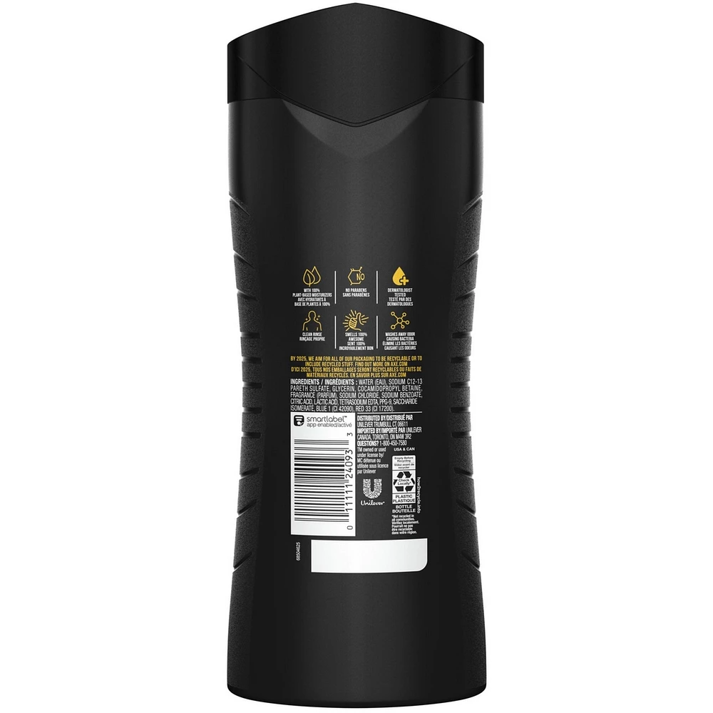 AXE  Dual Action Body Wash for Long-Lasting Freshness Phoenix Crushed Mint & Rosemary Scent Men's Moisturizing Shower Gel 473 ml