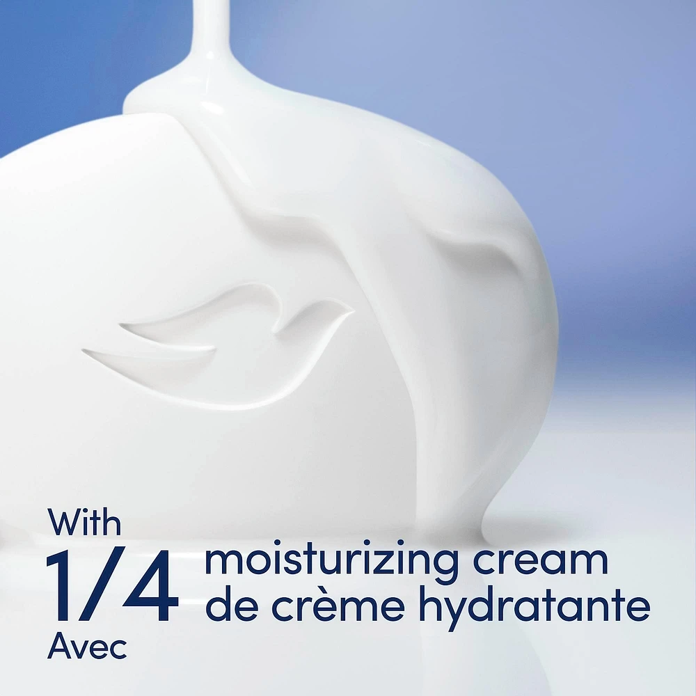 Pain de Beauté nettoyant doux pour la peau et hydratant pour un soin cutané doux Dove Original conçu avec 1/4 de crème hydratante, 90g